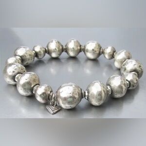 Silpada Elegant Silver Beaded Bracelet